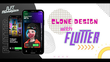 Clone Dribbble Design with Flutter - NFT Marketplace