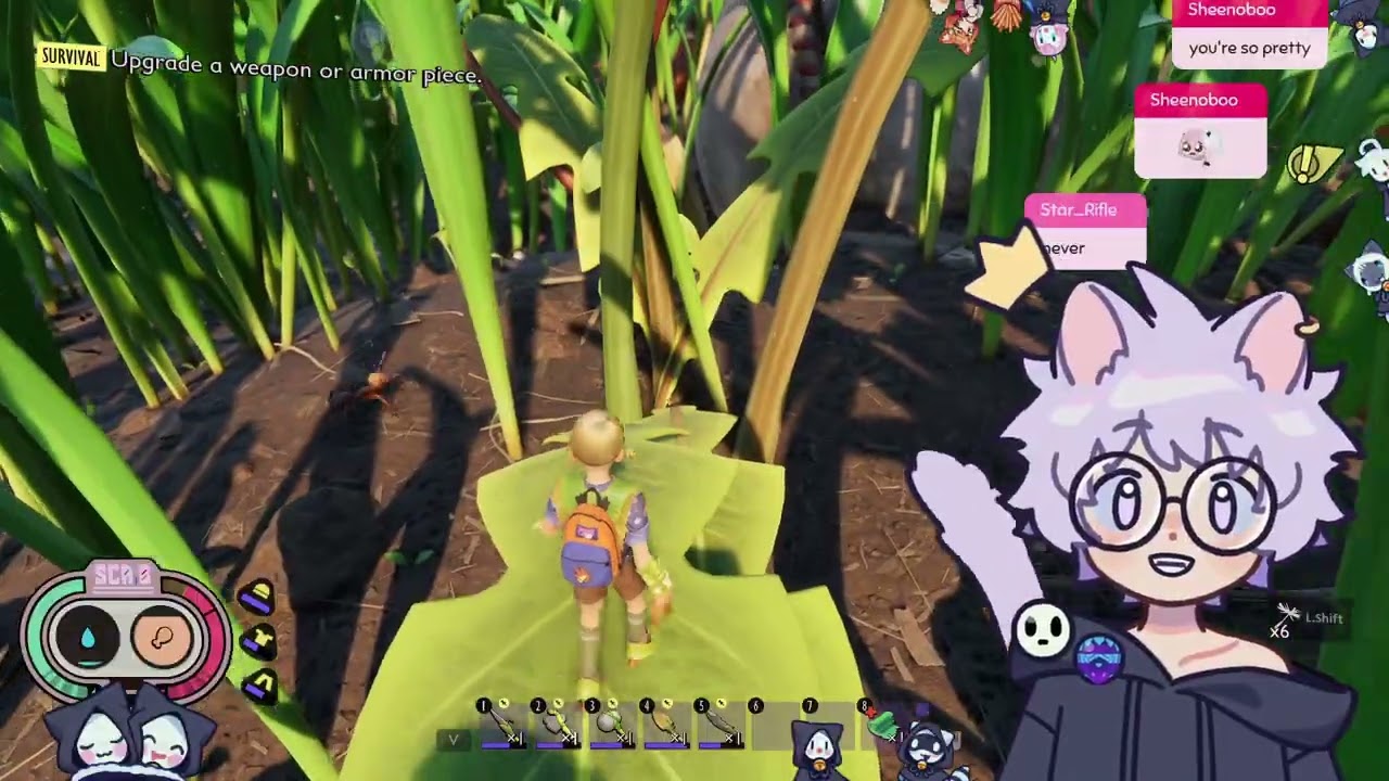 [grounded] cozy kittyboy repeatedly devoured by spiders (first playthrough)