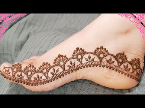 Repeat Latest Beautiful Feet Mehndi Design 2019 Foot Mehndi