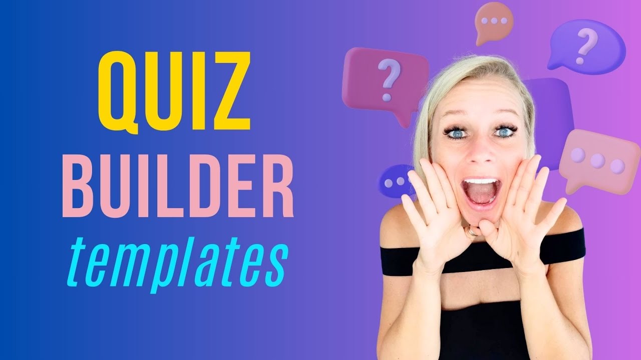 How to Create a Quiz to Collect Leads from The TEMPLATE LIBRARY # ...