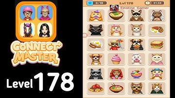 Connect Master Match Puzzle level 178 Guide Walkthrough Solution