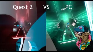 Oculus Quest 2 VS PC Graphics Comparison | Beat Saber