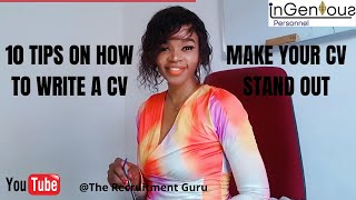 How to write a CV in 2021 |How to type a resume | How to write an incredible resume  jobs 2021