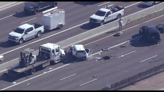 Major crash shuts down 1-17 southbound near Camelback Road
