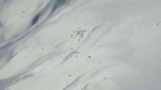 Turnagain Pass Spring Speedflying Drone Footage Run 6