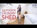 We put our Washing Machine OUTSIDE!?! We put our Washing Machine OUTSIDE!?!