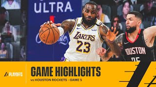 HIGHLIGHTS | LeBron James (29 pts, 11 reb, 7 ast) vs Houston Rockets