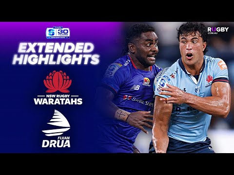 Waratahs v Fijian Drua Extended Highlights | Round 2 | Super Rugby Pacific 2026