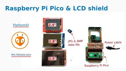 Raspberry Pi Pico & Arduino LCD shield