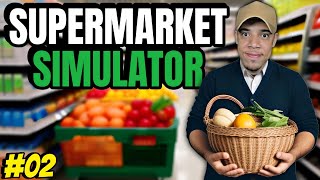 SEGUNDO DIA NO MERCADINHO DO RD, AS VENDAS AUMENTARAM! - Supermarket Simulator