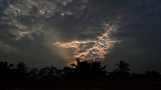 Cloudy Sunrise 🌤️ #relaxing #6amroutine #sunriseindia #clouds #viral #sky