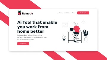 Designing a landing page with HTML and CSS part 1/3