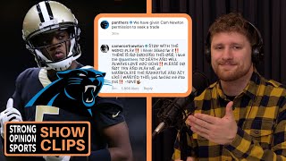 Panthers Signed Teddy Bridgewater, Cam Is Upset