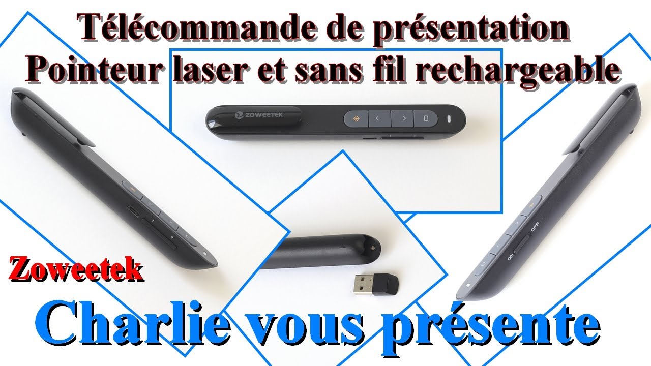 BenQ PSR01 Télécommande de présentation Pointeur laser intégré