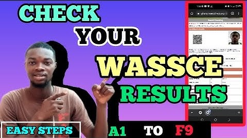 How to check wassce results |Easy Steps|#tutorial #waec  #wassce #checkresult