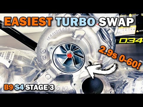 TTE710 Turbo DIY Install | Audi S4 B9 Stage 3 |  Hybrid Turbo Upgrade
