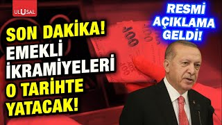 Son Dakika! Resmi açıklama geldi: Emekli bayram ikramiyesi ne zaman yatacak? İşte o tarih! - U.Haber