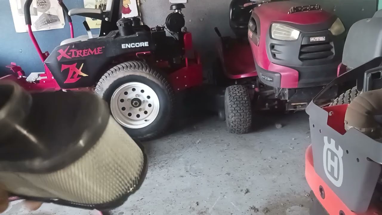 How to do maintenance on a Husqvarna zero turn riding lawn mower