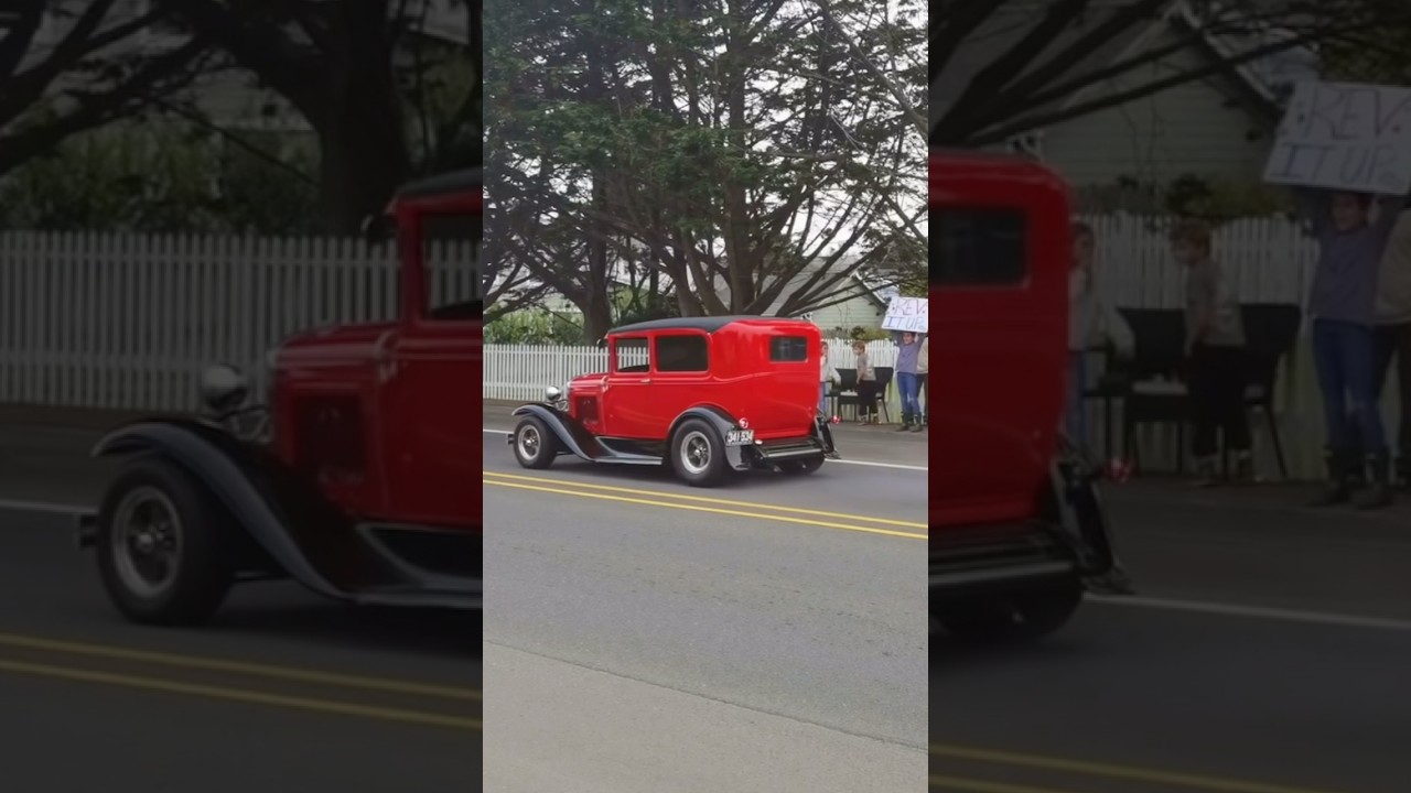 Hot Rod Blows Up In Front Of Crowd!! Catastrophic Failure Leaving Car Show!
