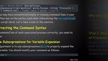 How to Retrieve Command Line of Processes with Get-NetTCPConnection in PowerShell