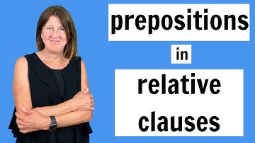 Prepositions in Relative Clauses