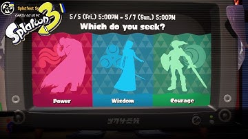 Splatoon 3: Splatfest Announcement - Power vs Wisdom vs Courage