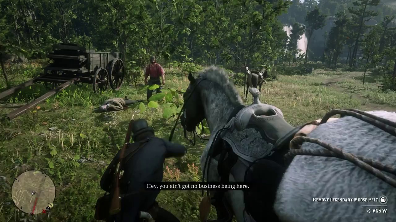 Red Dead Redemption 2 Stranger Encounter Roadside Man Murdered