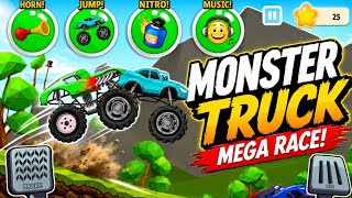 Monster Truck Jump Challenge 🚚💥 Fun Cartoon Racing Game for Kids | Monster Truck Gameplay screenshot 1