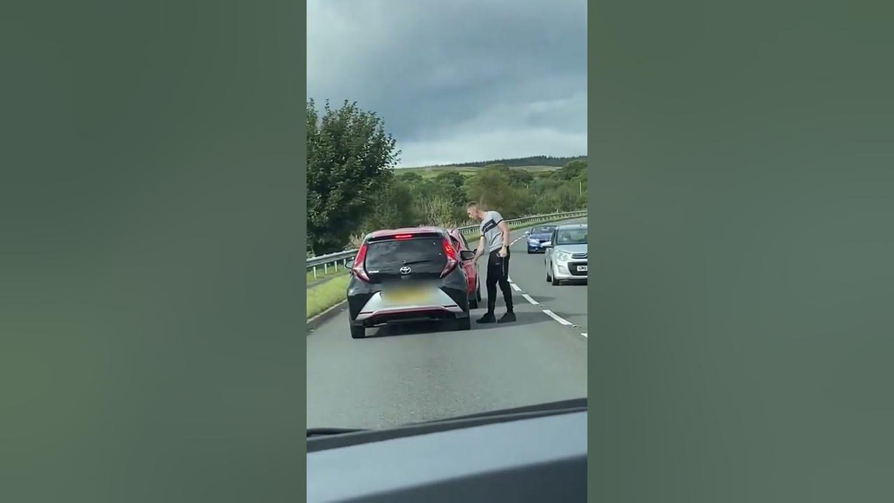 Road rage, A4093 Gilfach link, Tonyrefail 17/09/2021 YouTube