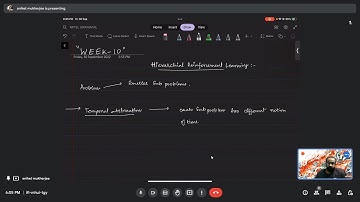 NPTEL   Course on Reinforcement Learning 2022   Week 10