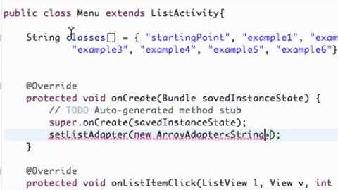Android Application Development Tutorial   19   Setting up a