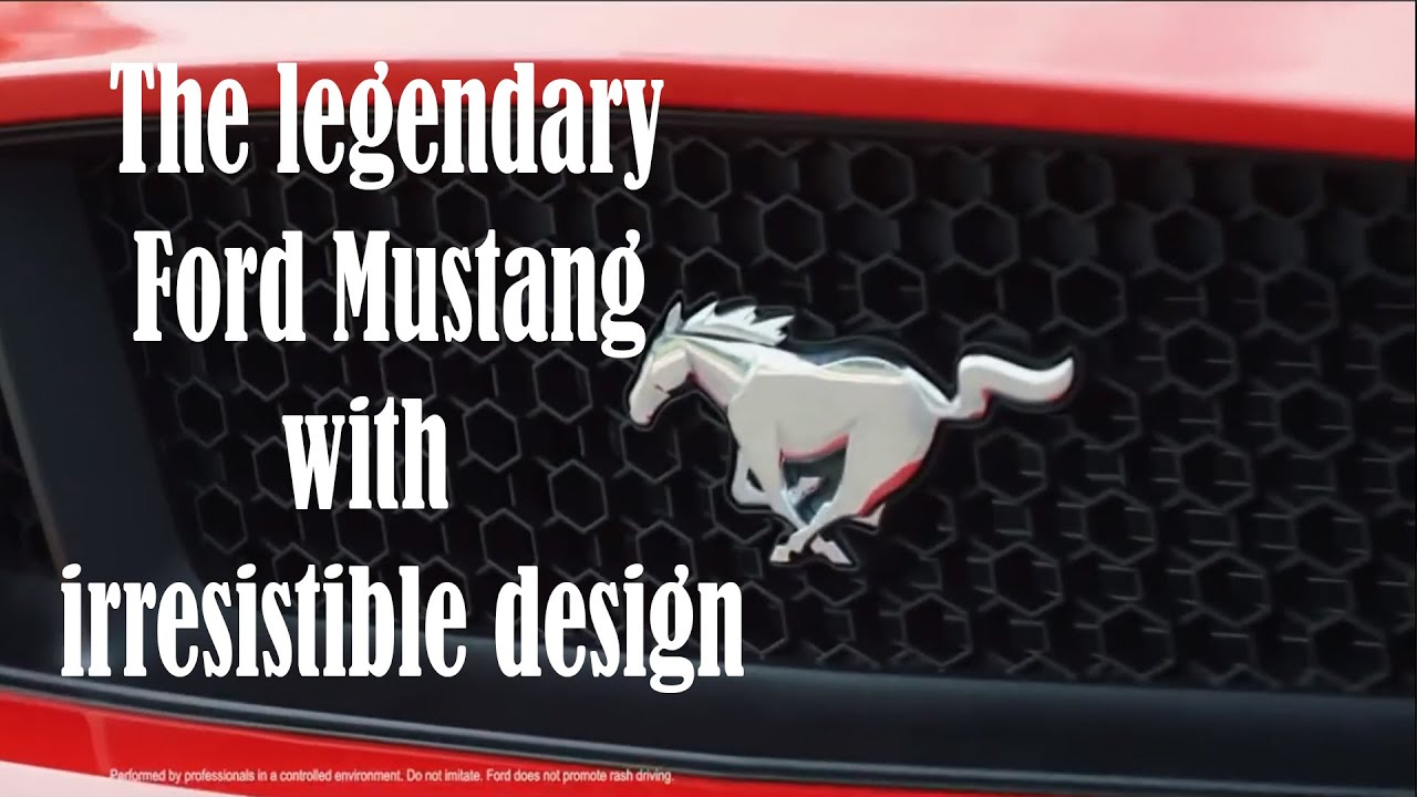 The legendary Ford Mustang with irresistible design