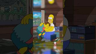 Гомер усыновил Нельсона😶#shorts #симпсоны #simpsons