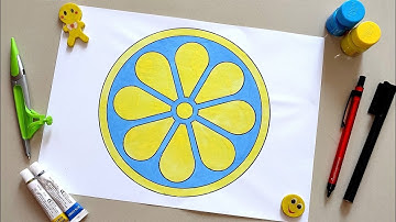 How to Draw a Perfect Symmetrical Flower | Easy Geometric Design | Step-by-Step Tutorial