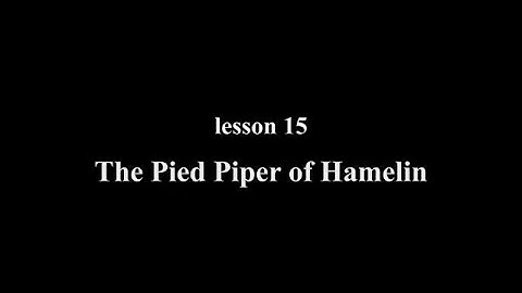 Canvas English 6 | Chapter - 15 | The Pied Piper of Hamelin | ( Part 1 ) | Animated video