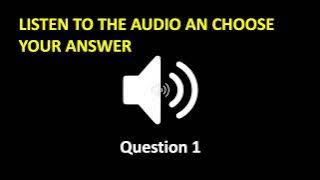audio question 1
