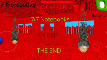 7/7 Notebooks & 4/4 EXIT of Finale - Baldi Basic