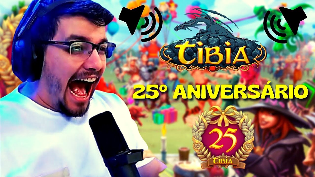 Tibia ANIVERSARIO DE 25 ANOS, RUBINI BATENDO FOTO, SERVER SAVE NO ...