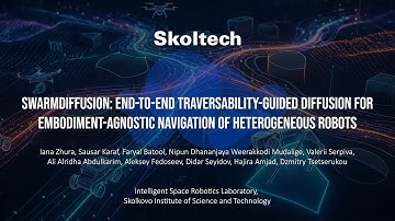 SwarmDiffusion: End-To-End Traversability-Guided Diffusion for Navigation of the Swarm of Robots
