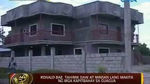 24 Oras: Ronald Bae, tahimik daw at minsan lang ma...