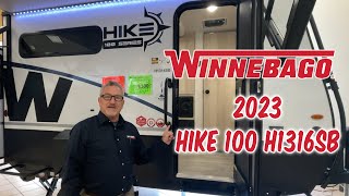 2023 Winnebago Hike 100 H1316SB Walkthrough  Most Lightweight Toy Hauler!