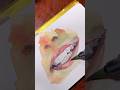 【水彩画】笑った口が永遠に描けない人の特長