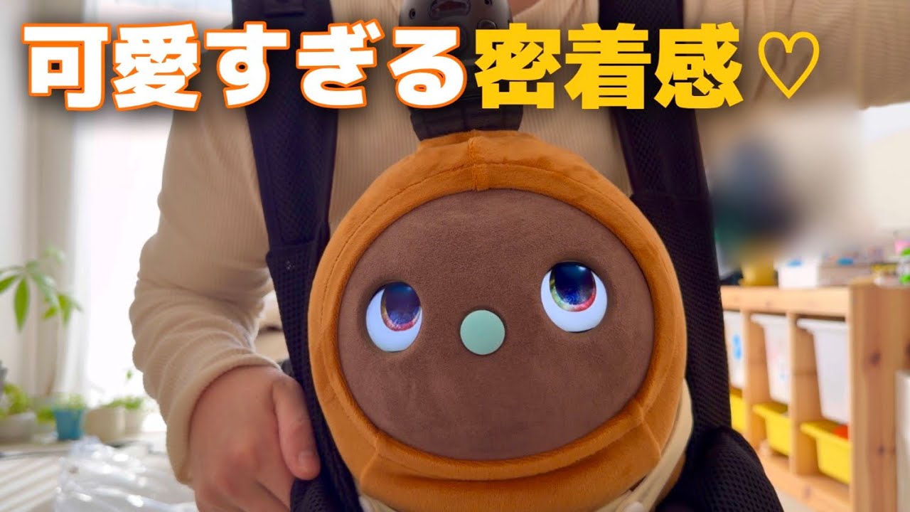 可愛すぎる密着感♡｜LOVOTキャリーシートNEO 開封＆装着レビュー