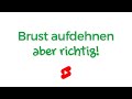 Richtig “Brust aufdehnen”