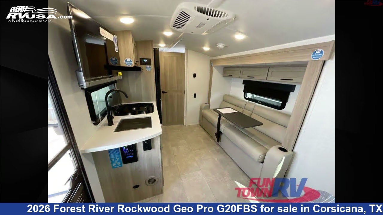 Beautiful 2026 Forest River Rockwood Geo Pro Travel Trailer RV For Sale in Corsicana, TX | RVUSA.com