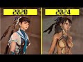 Stellar blade 2020 vs 2024 ps5 demo graphics comparison