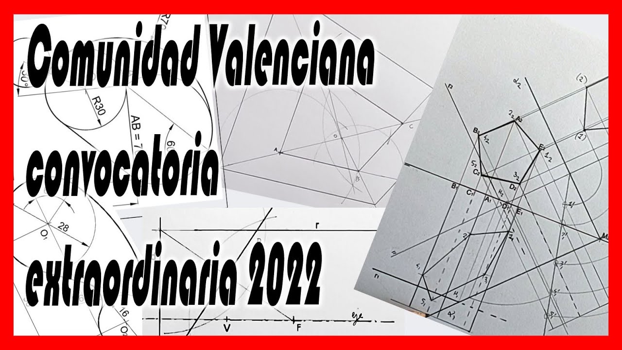 Julio 2022 😍 😍 😍 Examen resuelto completo dibujo técnico VALENCIA
