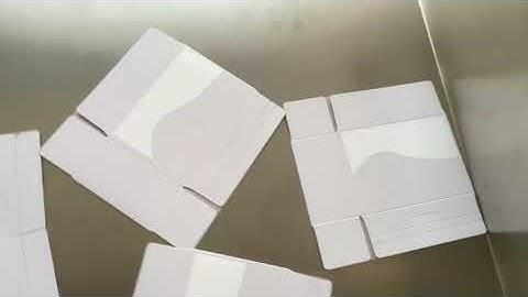 Paging labeling machine for unshaped box top surface label applicator test video 1