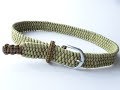 How to Make a Paracord Belt/Cobra Weave Belt Loop-Easy Single Strand Weaving Technique-DIY-CBYS