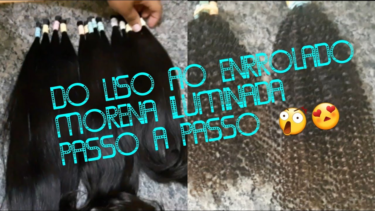 Descoloração e permanente a vapor / Assista super transformação 😍